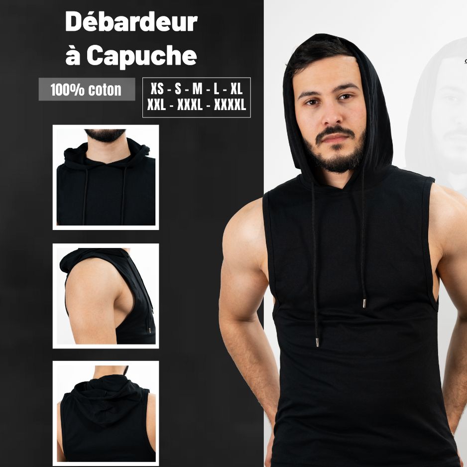 Débardeur à capuche